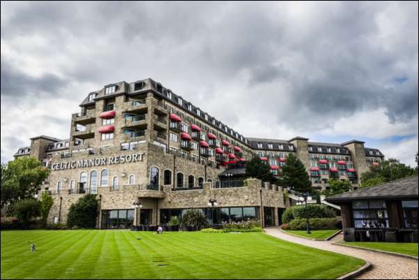 The Celtic Manor Resort where the incident happened. Photo by Wales News Service.