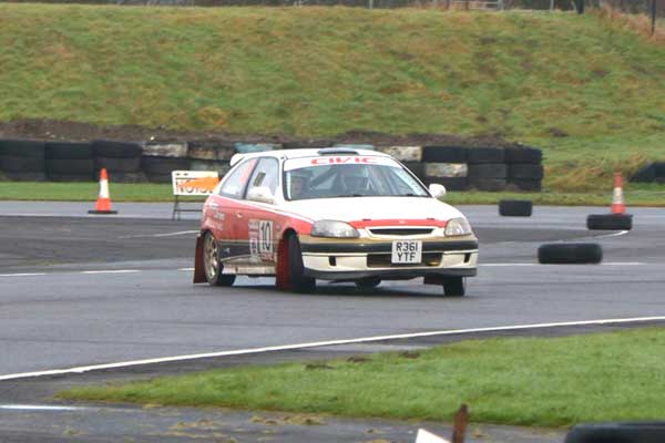 SLIDING: Aaron Jones and co-driver Owen Evans are out to defend last season’s title win
