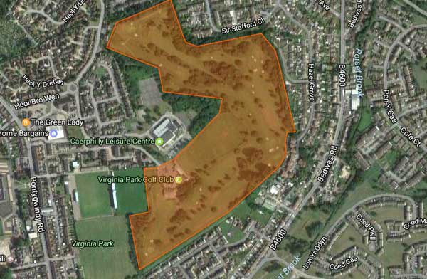 OPPOSITION: The area of Virginia Park Golf Club that could make way for 400 homes