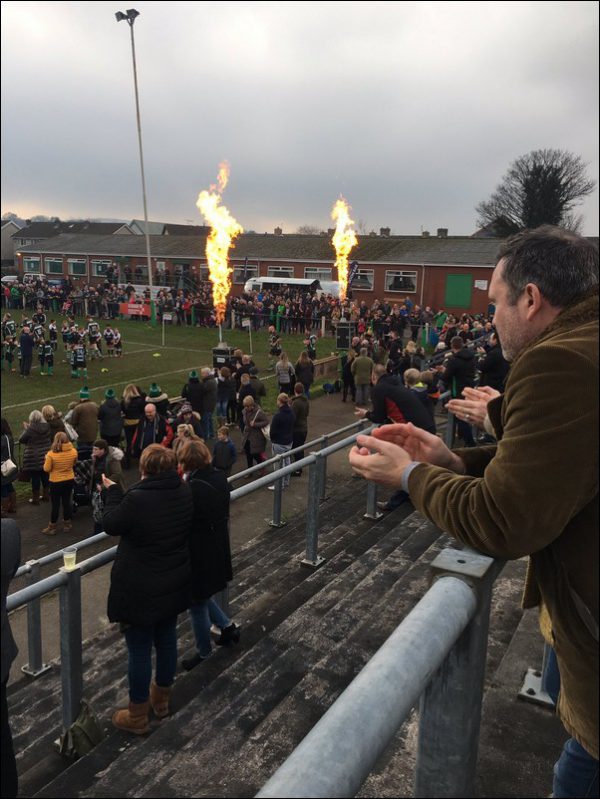 Caerphilly RFC pulled out all the stops in their WRU National Bowl quarter-final against Taff's Well. Photo by Gareth Hughes