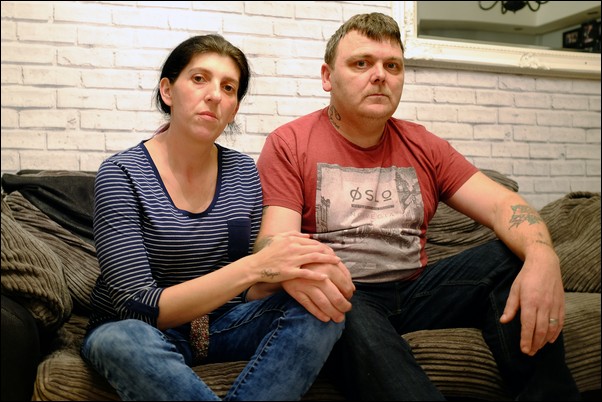 QUESTIONS: Rachel Walby and Rhys Walby want answers from the Anuerin Bevan University Health Board