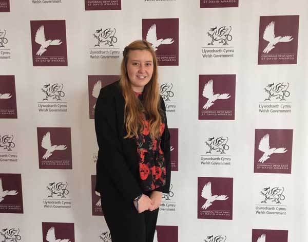BRAVE: Savannah Lloyd has been nominated for a St David’s Award