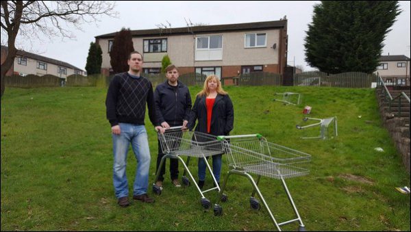 Labour’s Cllr James Pritchard, Cllr Shayne Cook, and Shelly Hodder