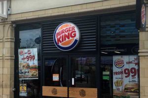 Caerphilly's Burger King in the Castle Court Shopping Centre