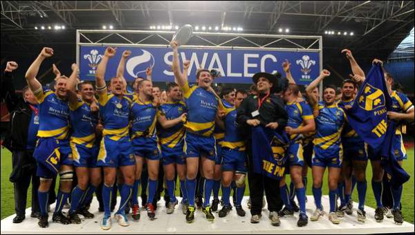 Penallta RFC celebrate winning the 2012 Plate final. Can they repeat their success this year?