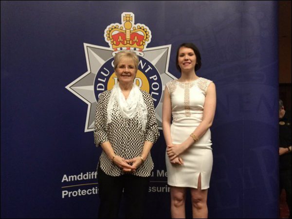 Diane Egan and Danielle Thomas were named Gwent Good Citizens