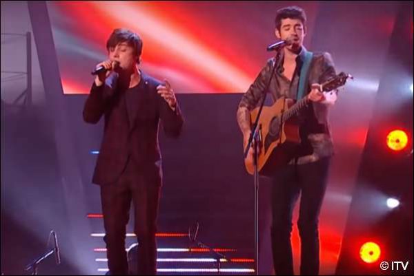 Into The Ark during Sunday night's live final of The Voice UK