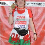 MARATHON: Kathy Lye raised over £700 for Caerphilly Workmen’s Hall