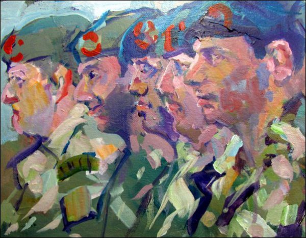 Y Galeri Caerffili will feature work by artists Bert Evans to coincide with Armed Forces Day