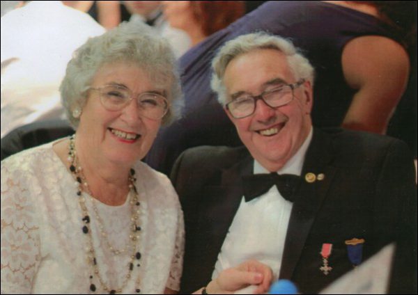 HAPPY COUPLE: Margaret and Tudor Jones on their diamond wedding anniversary