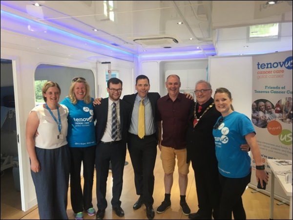 The Tenovus Mobile Support Unit can provide free health checks for residents