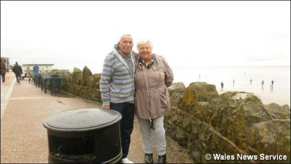 Christine Rowe with husband Brian
