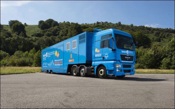 The Tenovus Cancer Care mobile unit will be offering free health checks in the Home Bargains car park, Blackwood Gate Retail Park