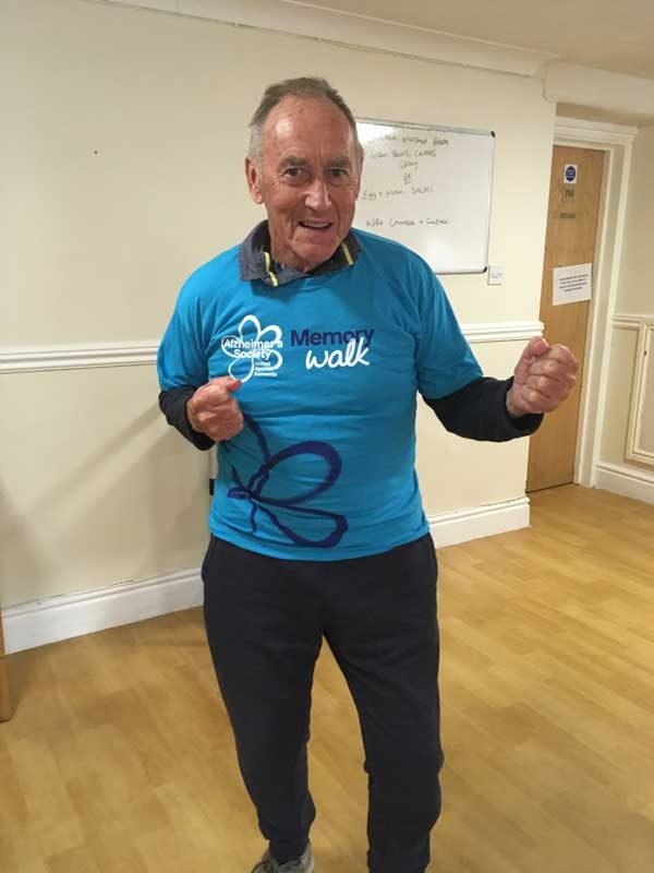 Malcolm Brook, a resident at HC-One Abermill Care Home in Abertridwr