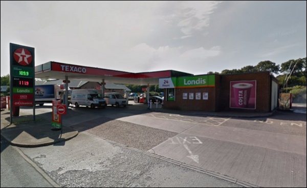 The petrol station on Mafon Road, Nelson