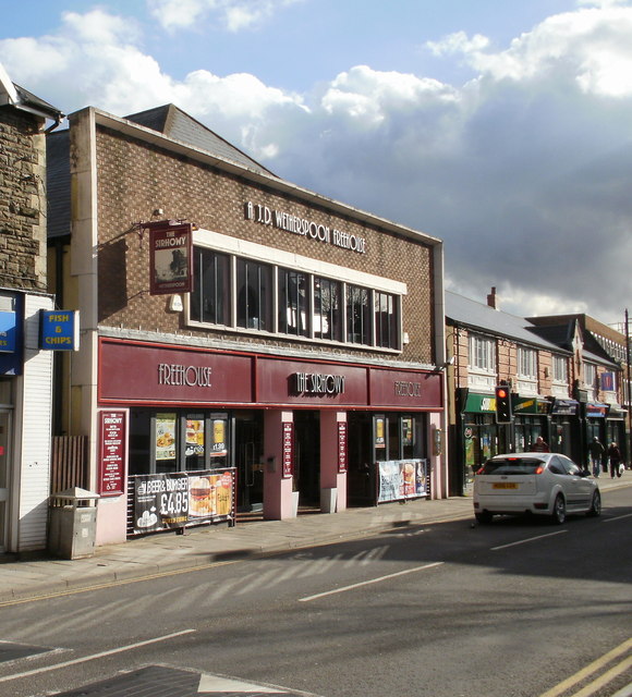 The Sirhowy in Blackwood. Photo by Jaggery