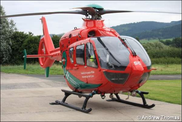 Stock image of the Wales Air Ambulance