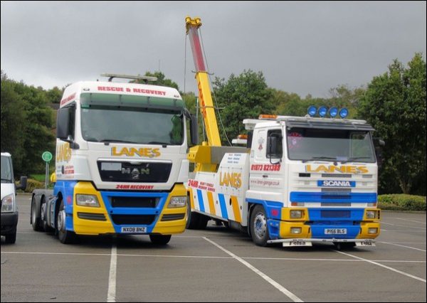 HONK FOR AUTISM: Aaron is a big lover of all things trucks