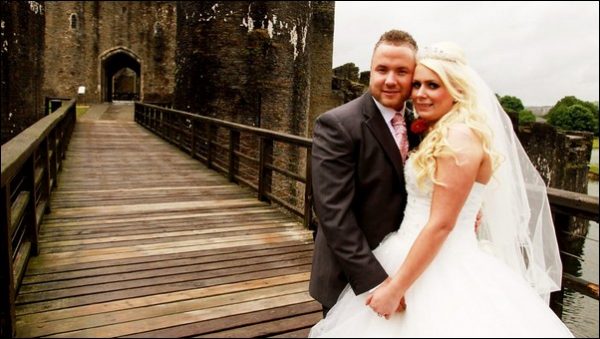Ben and Sarah Longville on the BBC Three programme Don't Tell The Bride in 2012
