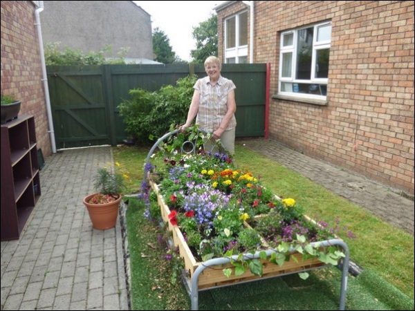Residents and service users from care homes across Caerphilly County Borough have been praised after creating inspirational floral displays.