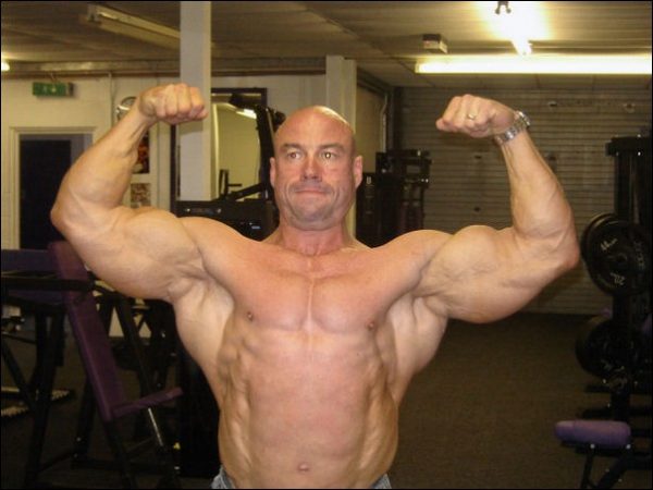 Justin Trollope, former champion bodybuilder, spoke of his surprise at being used on Giles Havenhand's Global Nutrition website after he was provided with sample protein bars which turned out to be bogus. Pic: Wales News Service