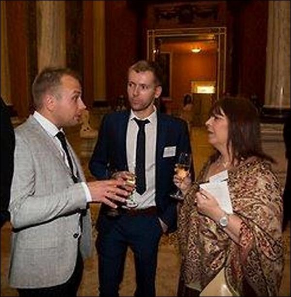 Sara was invited to a reception at Buckingham Palace