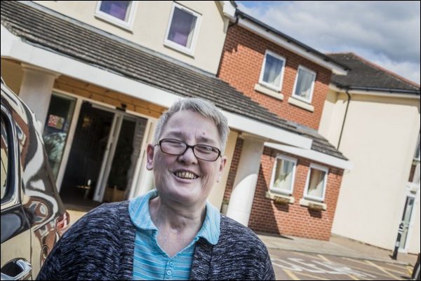 Wales Care Awards nominee Karen Wilcox George, from Bargoed
