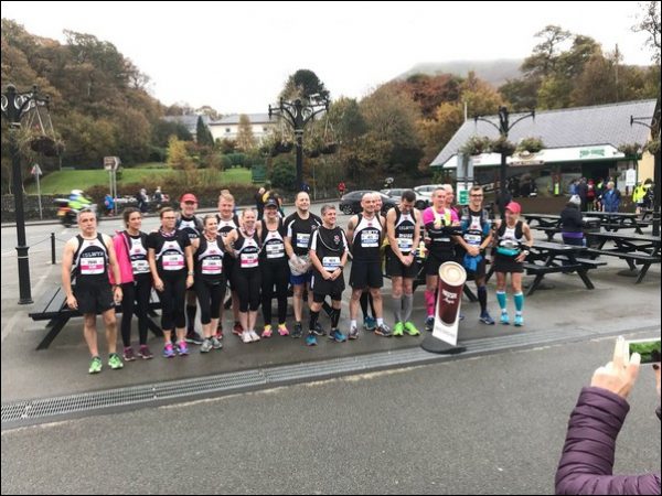 TOUGH: Over 20 runners from Islwyn RC took on the notorious Snowdonia Marathon Eryri