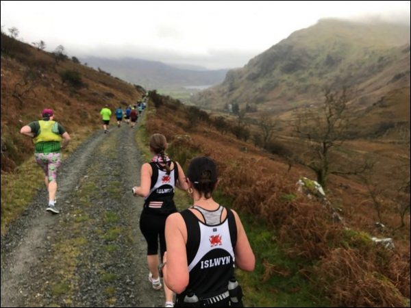 TOUGH: Over 20 runners from Islwyn RC took on the notorious Snowdonia Marathon Eryri