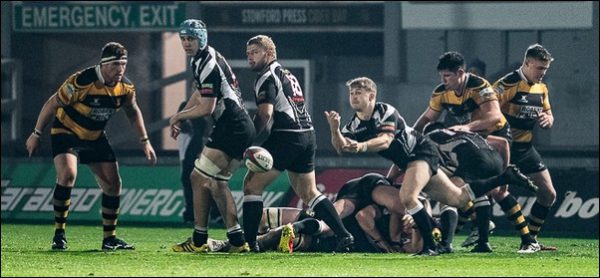 SNATCHED: Newport clinched victory over Bedwas with an injury-time penalty. Photo: Simon Latham