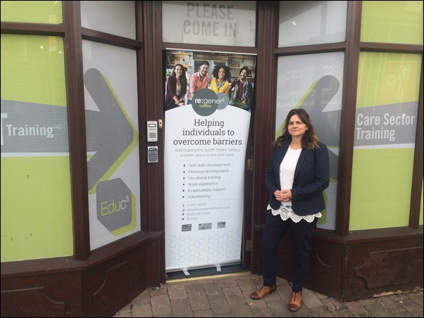 Ystrad Mynach training company's grant to promote healthy relationships