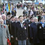 Remembrance Day 2017 in Caerphilly town. Photo: Joanne Burgess Photography