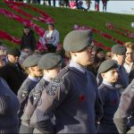 Remembrance Day 2017 in Caerphilly town. Photo: Joanne Burgess Photography