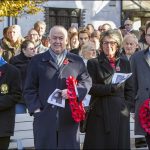 Remembrance Day 2017 in Caerphilly town. Photo: Joanne Burgess Photography