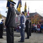 Remembrance Day 2017 in Caerphilly town. Photo: Joanne Burgess Photography