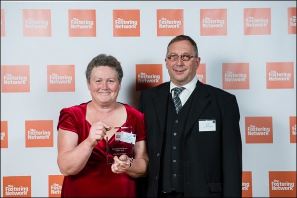 Amanda and Ian Hurst were recognised at the Fostering Excellence Awards for their commitment to fostering children with learning difficulties