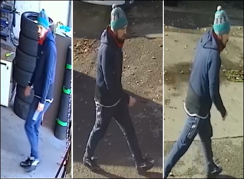 Police are searching for this man after the theft of campervan from Maesycwmmer