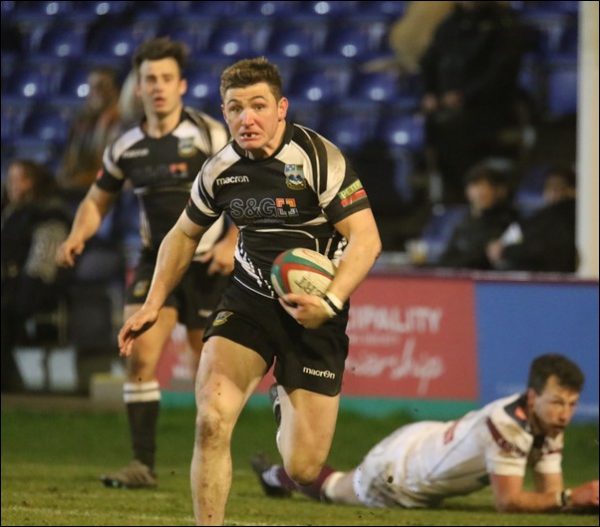 Matthew John makes his way to the try line
