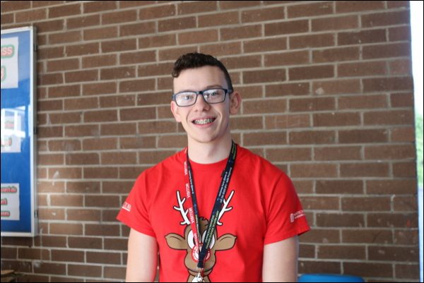 Connor Webb from Bedwas has helped raised £7,000 for Velindre