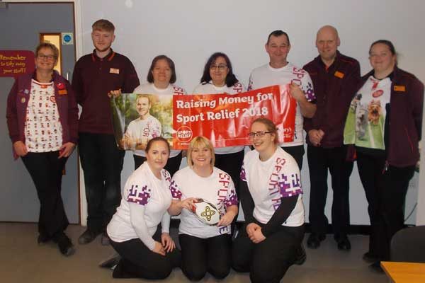 Staff at Sainsbury's Pontllanfraith