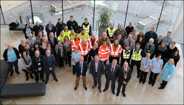 Council workers have been thanked for their efforts