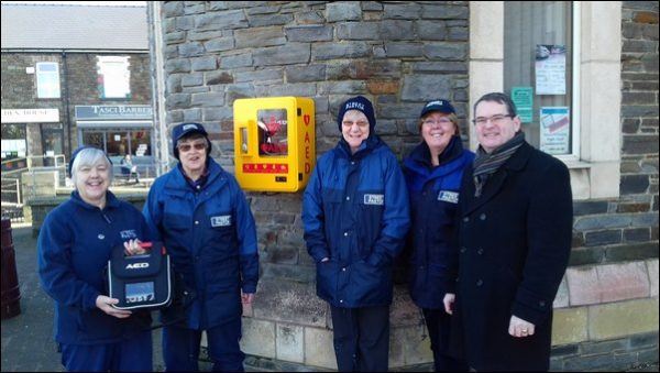 ON THE BEAT: The Street Pastors with Cllr James Fussell, right