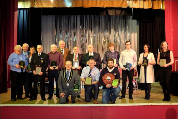 THANK YOU: The winners with their community awards