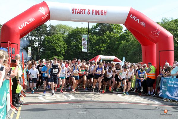 Runners get underway for the 2018 Caerphilly 10k