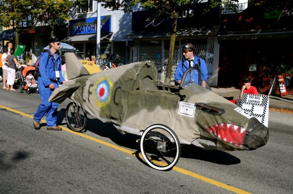 Soapbox racers such as these could soon be a sight in Caerphilly town. Picture by on Rawlinson