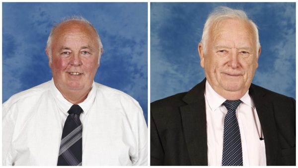 Councillors Graham Simmonds, left, and Dave Poole