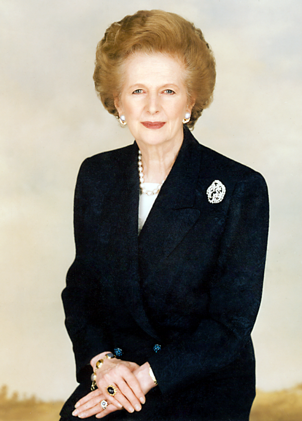 Former Prime Minister Margaret Thatcher