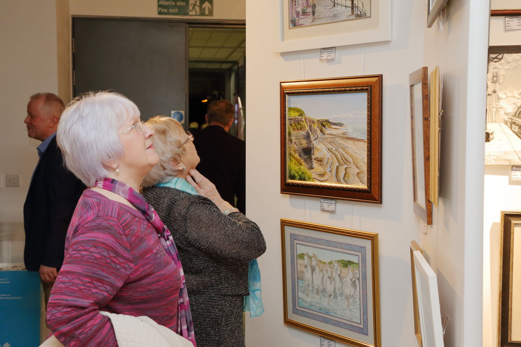 Artwork from local group on show near New Tredegar
