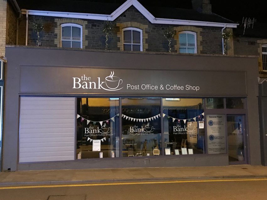 How about a latte with your letter? Former high street bank thriving as