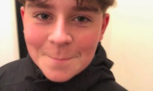 Carson Price, 13, was found unconscious at Ystrad Mynach Park